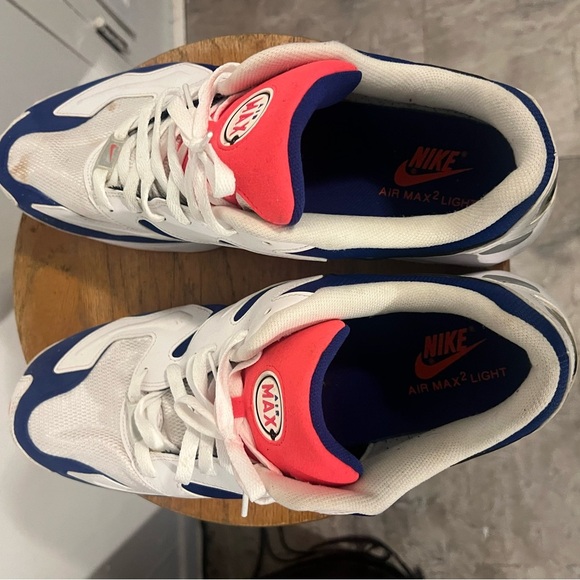 Nike Athletic Shoes - White, Blue, Pink - Picture 3 of 14